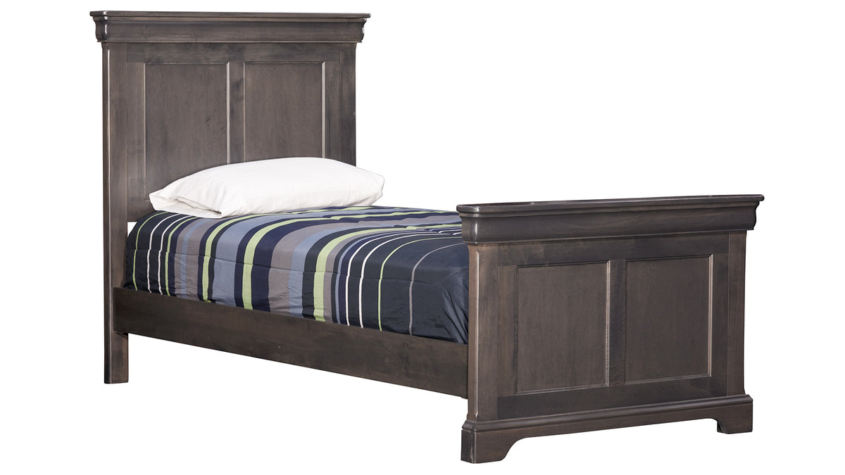 Louie Gray Full Bed Gallery Furniture