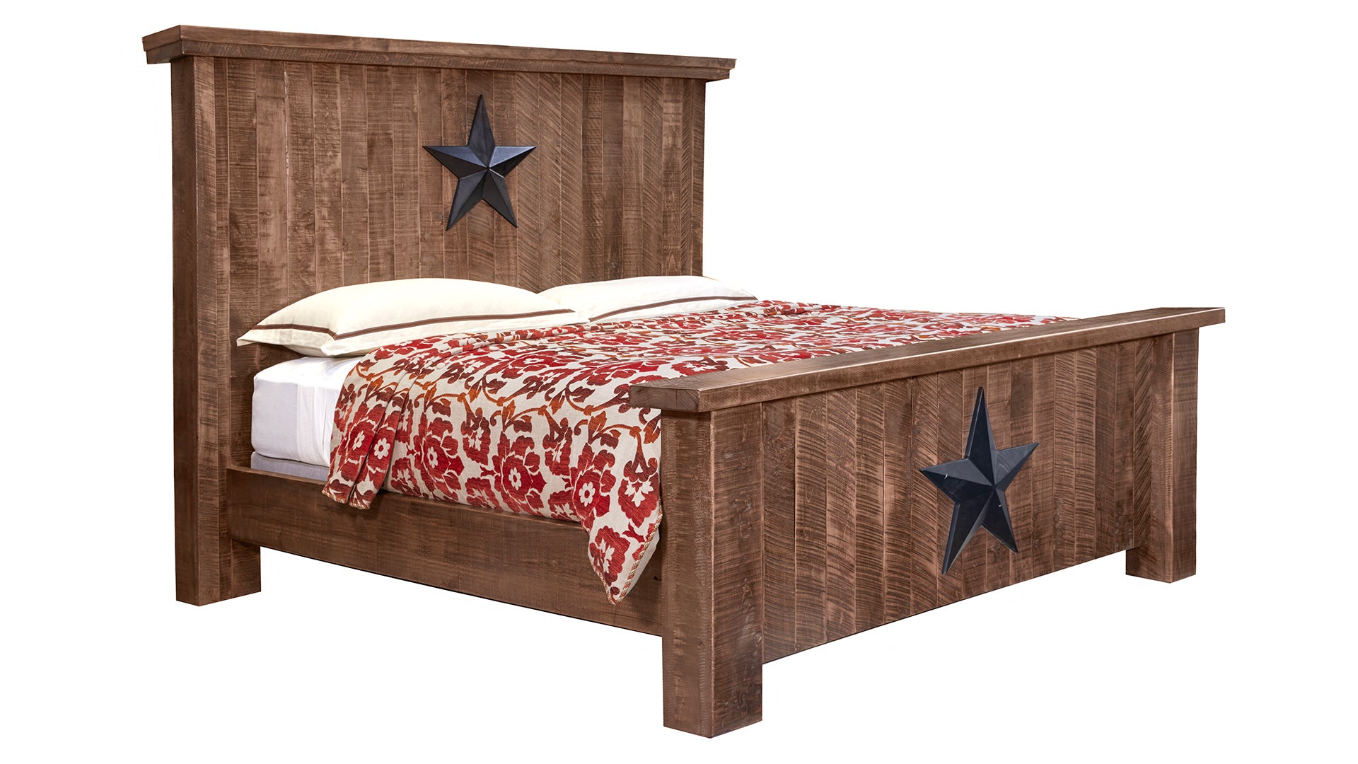 Rustic outlet star bed